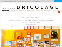 Tablet Screenshot of bricolagedesign.com